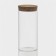 Glass Bank for bulk products with a Bellatenero cork cover "Classic", 800 ml, 8.5 × 19 cm