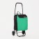 Carrier-house bag on cord, green color