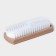 LADOM suede brush, beech tree, 12.3 × 4.3 × 3 cm, beige color