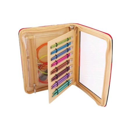 A set of removable circular knitting needles