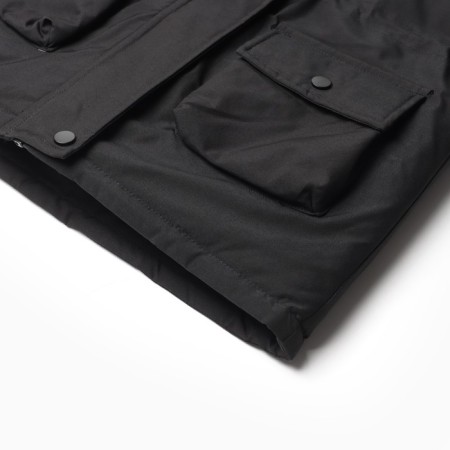 Winter jacket for boys, black color, height 122-128 cm-3