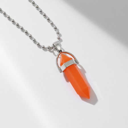 Pendulum pendant, orange color, 40 cm