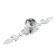 Handle button cappio, d = 30, l = 168 mm, chromium color
