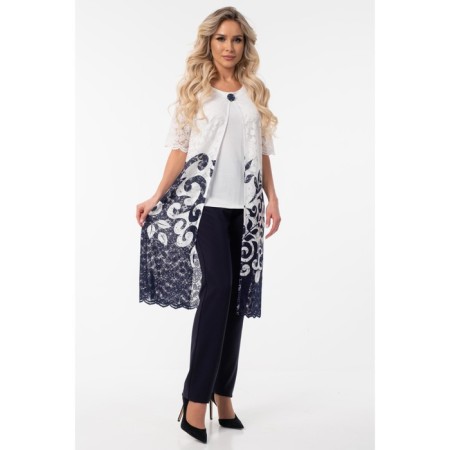 Women's tunic, size 42, white color-7