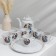 Tea set "Madonna", 8 objects: kettle 1.75 l, dish d = 30 cm, 6 mugs 400 ml