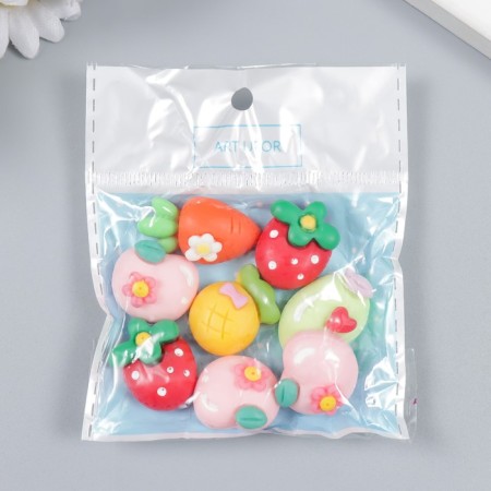 Decor for creativity plastic "Useful shop" MIX 3x1.5 cm-3