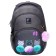 Youth backpack, 42 ​​x 31 x 13 cm, ergonomic back, Stavia "Fluffies", gray