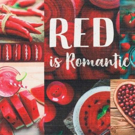 Napkin on the table "Red is romantic" 29*40 cm-2