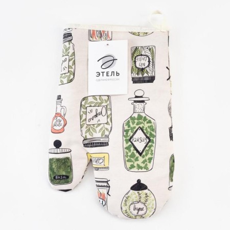 Varezhka-Open "Ethel" Kitchenware 20x27cm, 100% cotton, sarzha 190 g/m2-3