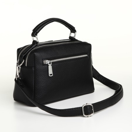 Women's bag, 23*14*10, 2 Otv on lightning, n/pocket, belt regulus, black-2