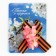 Georgievskaya tape, with a flower on May 9, Victory Day “Remember and proud”, 10.5 x 14 cm