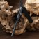 Fire tourist "Iskra" 12x2cm, keychain, with compass