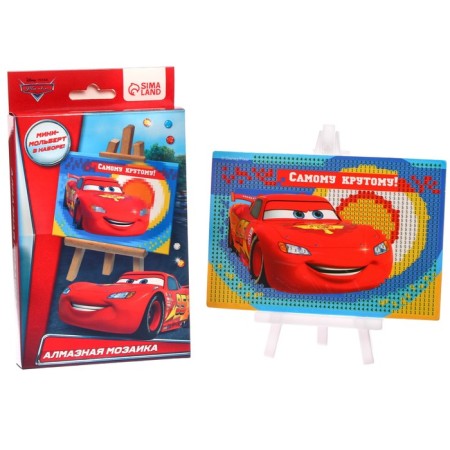 Diamond mosaic, 16x10.5 cm, cars-1