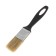 Flat brush "Akor" euro, natural bristles, plastic handle, 25x8 mm