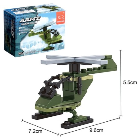 Designer Army "Helicopter", 29 parts