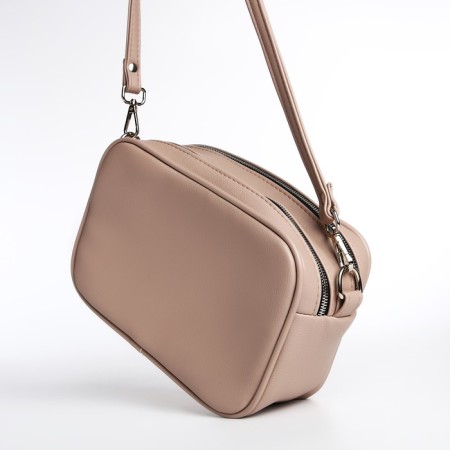 Women's bag over the shoulder Textura, small size, beige color-2