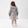 Children's dress with KAFTAN collar "Beasts" R.28 (86-92 cm)