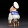 Set of porcelain sample "sailor", with 3 glasses