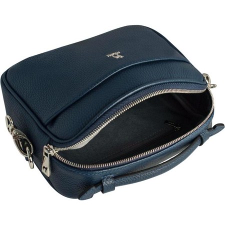 Bag Cross-Bodi with Mumi zipper, blue color-2