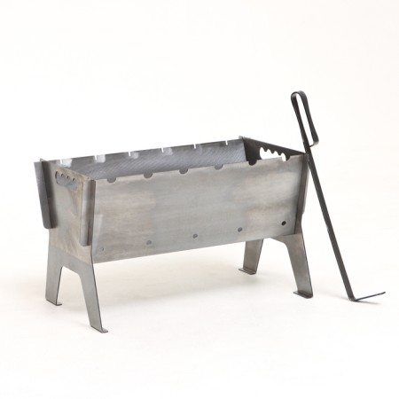 Charget assembly "Optimal", silver, metal thickness 2 mm, 49 x 31.1 x 29.5 cm