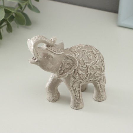 Figure "Carved" 10x10x5cm, ivory-5