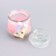 Aromatic “pot” candle 9x7.5cm, rose