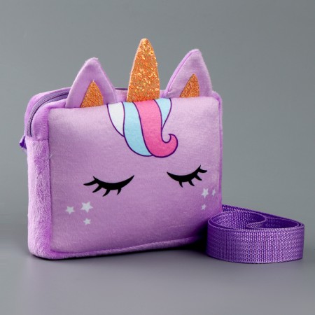 Children's "Unicorn" bag, lilac color-2