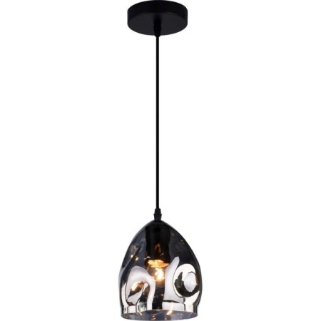 Suspended ACCIA 1xe27 40W, size 15x15x68 cm, black color