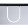 LED LED track Flexible track for the tire pipeline Magnetic Ambrella Track System GL4300, 12W, LED, white color