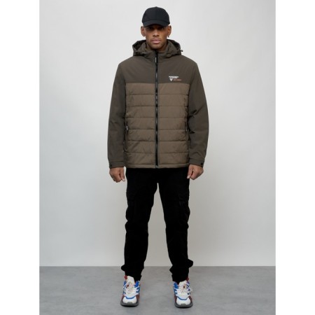 Sports male jacket, size 60, brown color