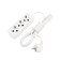 Extension cord 3 nests, 5m, 3x1.0mm², s/h, white rexant