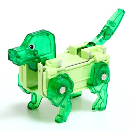 Robo-Bukva "Beasts", set 6 in 1, transformed, gathered in 1 robot-19