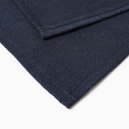 Apron Ethel Minimalist Design 60x70 cm, the color is blue, 100% flax 415 g/m2-5