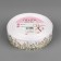 Republic tape "Field flowers", 25 mm, 23 ± 1 m, white/gold color