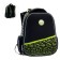Frame backpack 37 x 29 x 17 cm, Hatber Ergonomic Classic "Vlad A4", black/yellow NRK_71008