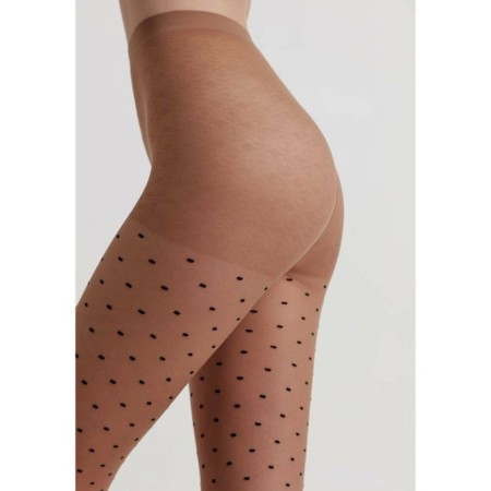 Women's tights Fantasy Pois, size 4, Bronz color-5