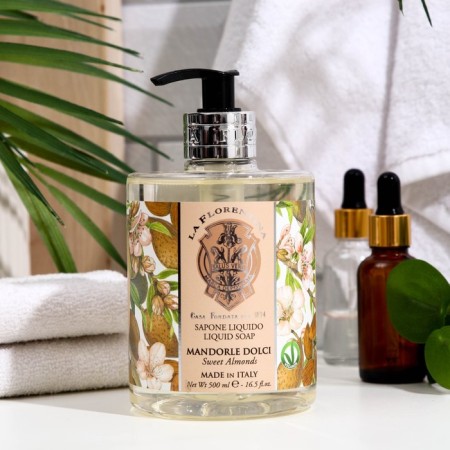 Liquid La Florentina soap sweet almonds, 500 ml