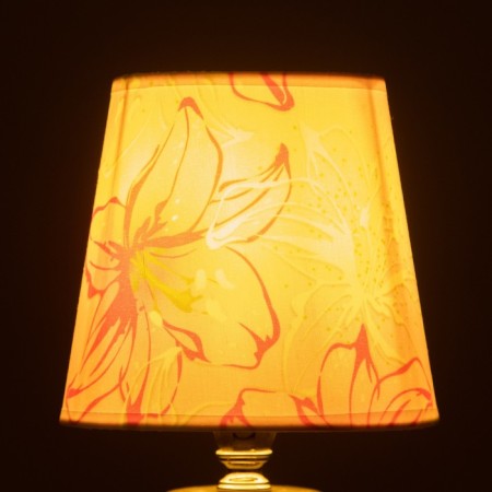 Universal lampshade "Large flowers" E14 14x14x13cm-5
