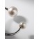 Bracelet Cuff "Pearl", metal, color silver