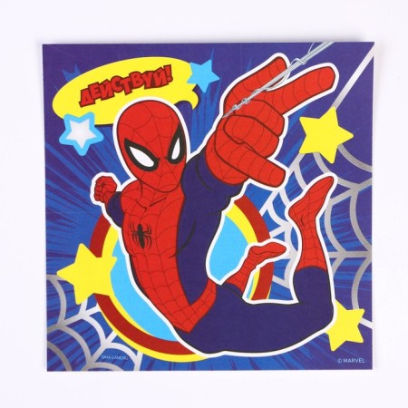 Set for creating frescoes with sand "Act!", Spider-Man-3
