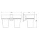 Holder with two glasses, matte crystal, chrome, fbs