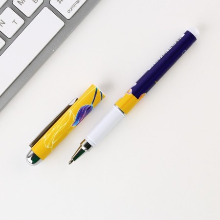Pen in the postcard "beloved teacher", ball, blue paste, 1.0 mm-2