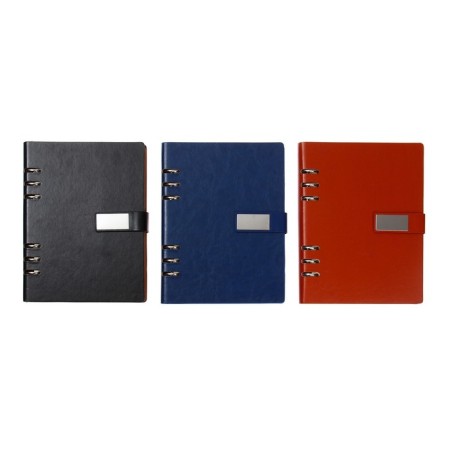 Organizer on the rings, PVC, A5, 140 sheets in a cage, with a refrain, mix-6