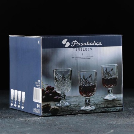 Set of glass glasses for the wine Timeless, 320 ml, 4 pcs-1