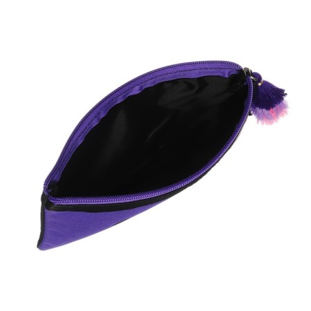 Penal soft, 1 compartment, 90 x 200 mm, flat, phoenix "Vaib of your heart" purple 61335-2
