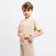 Set for a boy (shirt, shorts) minku beige color, height 122