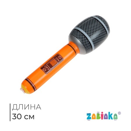 Inflatable toy "microphone", 30 cm, mixing