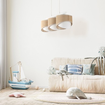 Suspended Light Lighting Marlon 4827, E27, 3x40W, 700x200 mm, white color-3