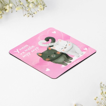 Gift set "Mur-Mur", magnet + keychain, 10 x 19 cm.-3