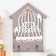 Decorative tree hooks "Two parrots and cage" 20x0.5x26 cm